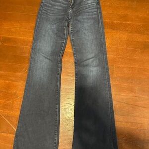 7 For All Mankind Charcoal Flare Jeans